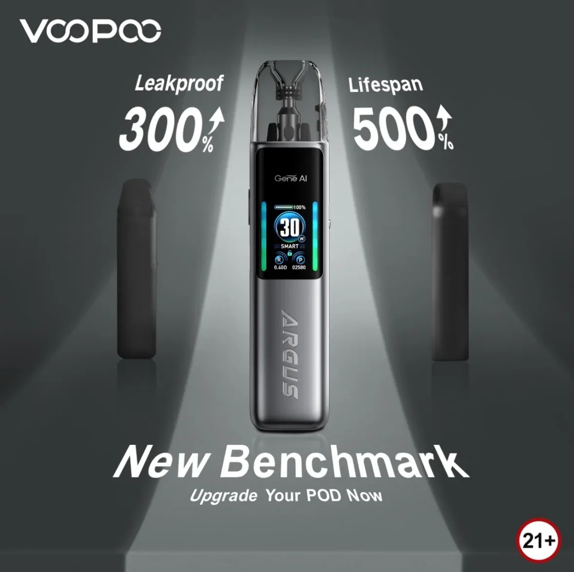 VOOPOO Argus G2 註油主機 | 30W強勁輸出 | 0.96吋彩色互動螢幕 | 阿格斯系列原廠正品