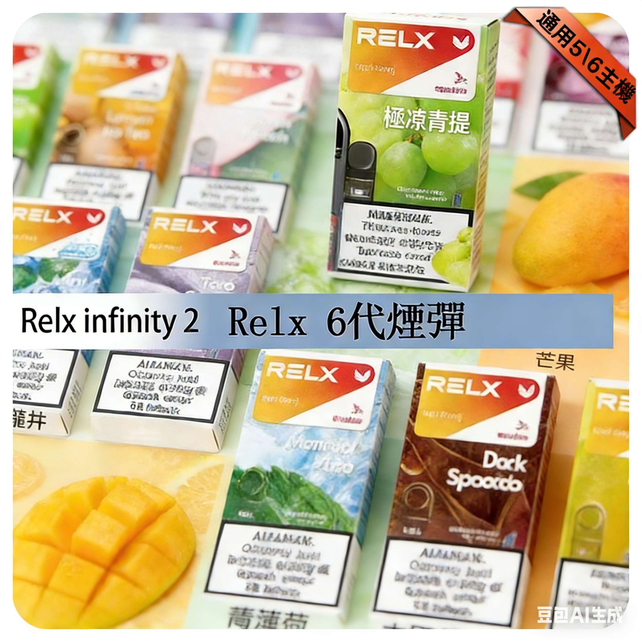  RELX六代煙彈全新口味上線 | 悅刻電子煙彈推薦 | 買四盒送主機